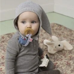 Doudou Plat Anika Lapin Écru Coton Bio Franck & Fischer® - Doudou Plat Coton Bio -Peluche Jouets Magasin doudou plat anika lapin ecru coton bio franck fischer peluche coton bio 2