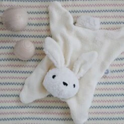 Doudou Plat Anika Lapin Écru Coton Bio Franck & Fischer® - Doudou Plat Coton Bio -Peluche Jouets Magasin doudou plat anika lapin ecru coton bio franck fischer peluche coton bio 3