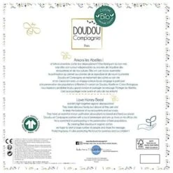 Doudou Plat Bébé Le Renard Rayé-Fleuri 20cm Coton Bio Doudou Et Compagnie® - Doudou Bio Français -Peluche Jouets Magasin doudou plat bebe le renard raye fleuri 20cm coton bio doudou et compagnie doudou bio francais 4