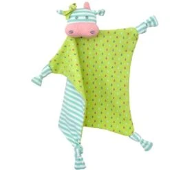 Doudou Plat Bio Apple Park™ Vache Bella 30cm - Organic Farm Buddies™ -Peluche Jouets Magasin doudou plat bio apple park vache bella 1