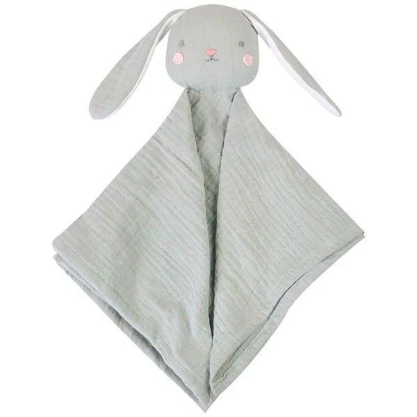 Doudou Plat Carré Lange Mousseline De Coton Bio Lapin Albetta® 35cm - Lange Doudou 3 Doudou Plat Carré Lange Mousseline De Coton Bio Lapin Albetta® 35cm - Lange Doudou