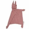 Doudou Plat Carré Lapin CeriseFabelab® Mousseline Coton Bio GOTS- Doudou Bio Scandinave -Peluche Jouets Magasin doudou plat carre lapin cerise fabelab mousseline coton bio gots doudou bio scandinave
