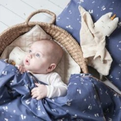 Doudou Plat Carré Licorne Blanche & MielFabelab® Coton Bio GOTS- Doudou Bio Scandinave -Peluche Jouets Magasin doudou plat carre licorne blanche miel fabelab coton bio gots doudou bio scandinave 3