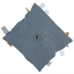 Doudou Plat Carré Mouchoir Coton Bio Âne Paco Bleu Noukie's® - Bébé Bio -Peluche Jouets Magasin doudou plat carre mouchoir coton bio ane paco bleu noukie s bebe bio 2