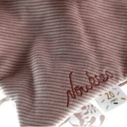 Doudou Plat Carré Mouchoir Coton Bio Lola Rose Noukie's® - Bébé Bio -Peluche Jouets Magasin doudou plat carre mouchoir coton bio lola rose noukie s bebe bio 3