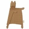 Doudou Plat Carré Ours Caramel Fabelab® Mousseline Coton Bio GOTS- Doudou Bio Scandinave -Peluche Jouets Magasin doudou plat carre ours caramel fabelab mousseline coton bio gots doudou bio scandinave