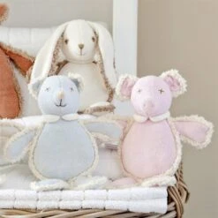 Doudou Plat Charlie Bears Cochon Pina - Doudou Coton Bio Oeko Tex -Peluche Jouets Magasin doudou plat charlie bears cochon pina doudou coton bio oeko tex 4