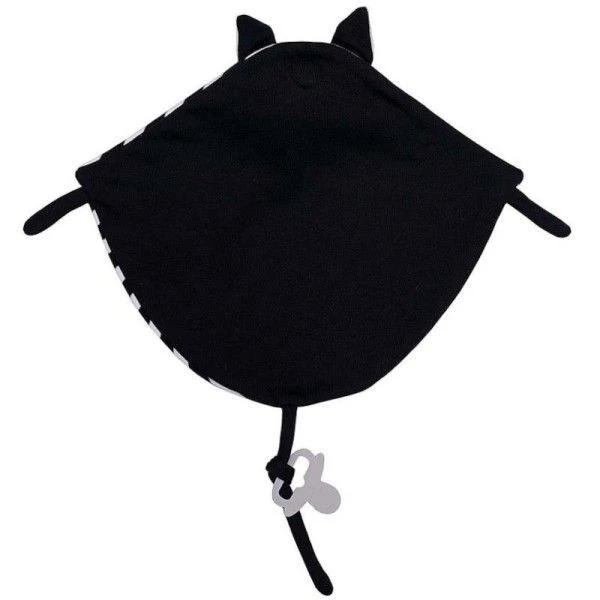 Doudou Bio Plat Chat Noir Et Blanc Wooly Organic® Coton Bio 35 Cm - Doudou Bio GOTS 5 Doudou Bio Plat Chat Noir Et Blanc Wooly Organic® Coton Bio 35 Cm - Doudou Bio GOTS – Image 3