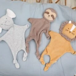 Doudou Plat éponge De Coton Bio Paresseux 35cm Albetta® - Doudou Rondelets -Peluche Jouets Magasin doudou plat eponge de coton bio paresseux 35cm albetta doudou rondelets 1