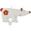 Doudou Plat Musical Coton Bio Ours Polaire Blanc & Orange39 Cm Efie® - Doudou Bio Naturel Efie -Peluche Jouets Magasin doudou plat musical coton bio ours polaire blanc orange 39 cm doudou bio naturel efie