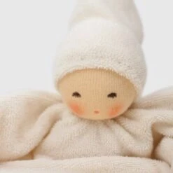 Doudou Plat Nanchen® Natur Poupée Coton Bio Eponge (Kba) Ecru Rose - Jouets Bio -Peluche Jouets Magasin doudou plat nanchen natur poupee coton bio eponge kba ecru rose jouets bio 1