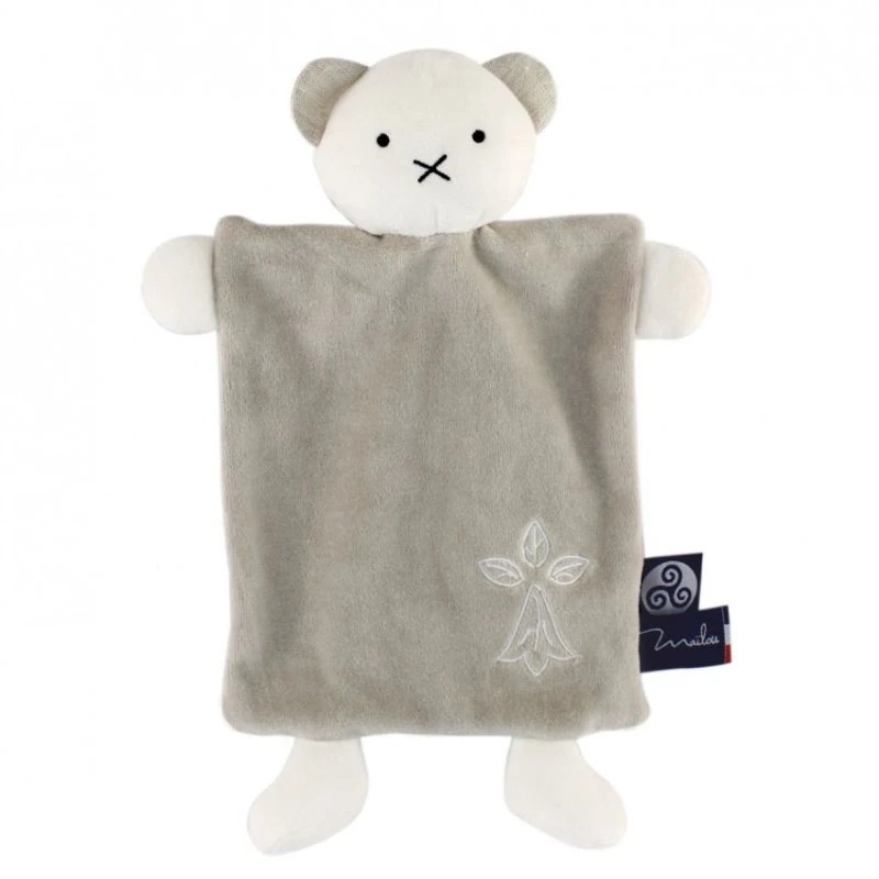 Doudou Plat Ours 30 Cm Avec Doudou Terres De Légendes Maïlou Tradition® Coton Bio - Doudou Bio Fait En France 3 Doudou Plat Ours 30 Cm Avec Doudou Terres De Légendes Maïlou Tradition® Coton Bio - Doudou Bio Fait En France