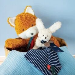 Doudou Plat & Pantin Lapin Peluche Maïlou Tradition® Coton Bio - Doudou Bio Français -Peluche Jouets Magasin doudou plat pantin lapin peluche mailou tradition coton bio doudou bio francais 3