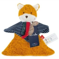 Doudou Plat Renard 22 Cm Maïlou Tradition® Coton Bio - Doudou Bio Fait En France -Peluche Jouets Magasin doudou plat renard 22 cm mailou tradition coton bio doudou bio fait en france 1