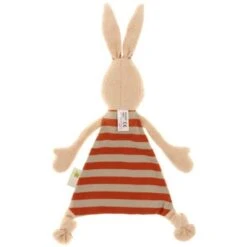 Doudou Plat  Sigikid® Lapin Bio Green Rayé 30 Cm - Doudou Bio -Peluche Jouets Magasin doudou plat sigikid lapin bio 1