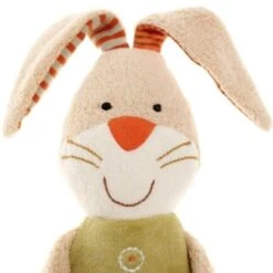 Doudou Plat  Sigikid® Lapin Bio Green Rayé 30 Cm - Doudou Bio -Peluche Jouets Magasin doudou plat sigikid lapin bio 3