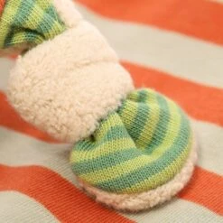 Doudou Plat  Sigikid® Lapin Bio Green Rayé 30 Cm - Doudou Bio -Peluche Jouets Magasin doudou plat sigikid lapin bio 4