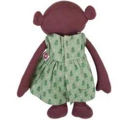 Doudou Poupée Coton Bio Singe 'Frida' 32cm Robe Verte Franck & Fischer - Peluche Coton Bio -Peluche Jouets Magasin doudou poupee coton bio singe frida 32cm robe verte franck fischer peluche coton bio 1