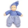 Doudou Poupée De Chiffon Nanchen® Natur Poupon MINIMÖPSCHEN Coton Bio (Kba) Bleus 23cm - Poupée Bio -Peluche Jouets Magasin doudou poupee de chiffon nanchen natur poupon coton bio kba bleus poupee bio