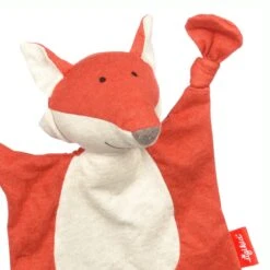 Doudou Renard Plat à Nœuds Jersey De Coton Bio Sigikid® 26 Cm - Doudou Bébé -Peluche Jouets Magasin doudou renard plat a noeuds jersey de coton bio sigikid 26 cm doudou bebe 1