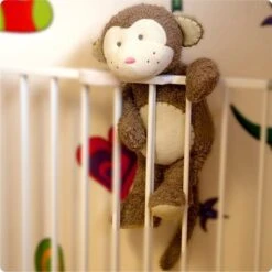 Doudou Singe MeMe Large (45cm) Charlie Bears- Doudou Coton Bio