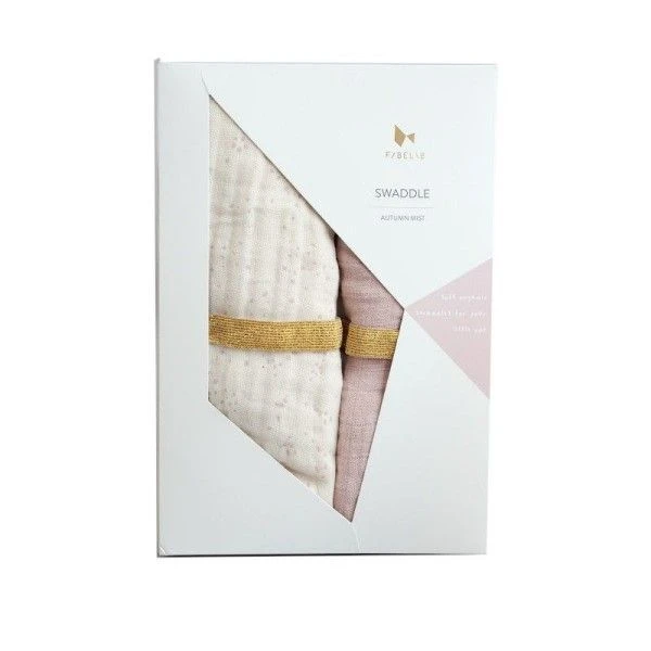 Duo De Langes Swaddle Automn Mist Fabelab® Coton Bio GOTS - Lange Coton Bio 7 Duo De Langes Swaddle Automn Mist Fabelab® Coton Bio GOTS - Lange Coton Bio – Image 5