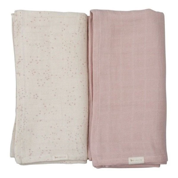 Duo De Langes Swaddle Automn Mist Fabelab® Coton Bio GOTS - Lange Coton Bio 3 Duo De Langes Swaddle Automn Mist Fabelab® Coton Bio GOTS - Lange Coton Bio