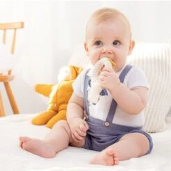 Hochet Au Crochet Coton Hoppa® Champignon - Hochets Bébé -Peluche Jouets Magasin hochet au crochet coton hoppa champignon hochets bebe 3