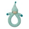 Hochet Au Crochet Hoppa® Poupée Bleu Coton - Hochets Bébé -Peluche Jouets Magasin hochet au crochet hoppa poupee bleu coton hochets bebe