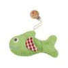 HochetClip Poisson Vert VichyEfie 15 Cm - Hochet Coton Bio GOTS -Peluche Jouets Magasin hochet clip poisson vert vichy efie 15 cm hochet coton bio gots