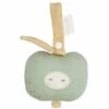 Hochet Fabelab® Pomme Verte 12cm à Clipser Coton Bio GOTS - Hochets Bio Scandinave