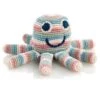 Hochet Poulpe Organic 15cm Pebble® Maille Crochet Coton Bio - Hochets Bébé Bio -Peluche Jouets Magasin hochet poulpe organic 15cm pebble maille crochet coton bio doudou bebe bio