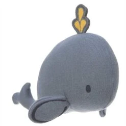 LÄSSIG Hochet Tricoté Avec Grelot Little Water Baleine Lässig® 22cm Coton Bio - Doudous Et Hochets Bio -Peluche Jouets Magasin hochet tricote avec grelot little water baleine laessig 22cm coton bio doudous et hochets bio 1