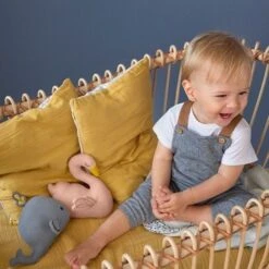 LÄSSIG Hochet Tricoté Avec Grelot Little Water Baleine Lässig® 22cm Coton Bio - Doudous Et Hochets Bio -Peluche Jouets Magasin hochet tricote avec grelot little water baleine laessig 22cm coton bio doudous et hochets bio 3