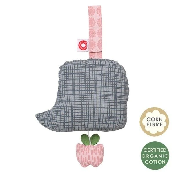 Jouet Boite à Musique Chouette Elise Rose Franck & Fischer - Boite à Musique Coton Bio 4 Jouet Boite à Musique Chouette Elise Rose Franck & Fischer - Boite à Musique Coton Bio – Image 2