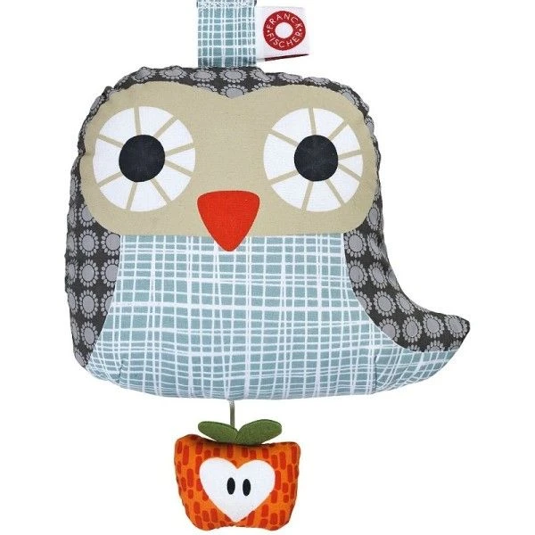 Jouet Boite à Musique Hibou Elise Bleue Franck & Fischer - Boite à Musique Coton Bio 4 Jouet Boite à Musique Hibou Elise Bleue Franck & Fischer - Boite à Musique Coton Bio – Image 2