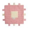 Keptin-jrDoudou Carré Rose - Doudou Coton Organic -Peluche Jouets Magasin keptin jr doudou carre rose keptin jr doudou coton organic