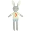 Lapin Peluche éponge De Coton Bio 3ème Anniversaire 44cm Albetta® - Peluche Bio -Peluche Jouets Magasin lapin peluche eponge de coton bio 3eme anniversaire albetta peluche bio