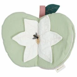 Livre Bébé En Tissu Pomme Verte Fabelab® Coton Bio GOTS- Jouet Bio Scandinave -Peluche Jouets Magasin livre bebe en tissu pomme verte fabelab coton bio gots jouet bio scandinave 3