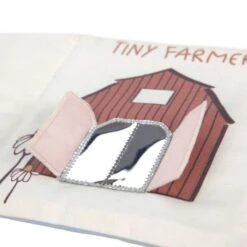 LÄSSIG Livre D'éveil En Tissus Tiny Farmer Lässig® Coton Bio Gots - Doudous Et Hochets Bio -Peluche Jouets Magasin livre d eveil en tissus tiny farmer laessig coton bio gots doudous et hochets bio 3