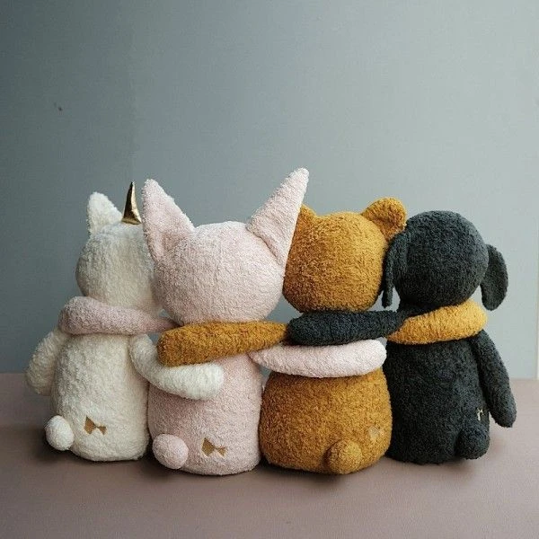 Peluche Big Buddy Ours Ocre Fabelab® 54cm Coton Bio GOTS -Ours Peluche Bio Tissu 7 Peluche Big Buddy Ours Ocre Fabelab® 54cm Coton Bio GOTS -Ours Peluche Bio Tissu – Image 5