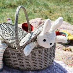 Peluche Bio Lapin Carla Écru 28cm Coton Bio Franck & Fischer - Peluche Coton Bio -Peluche Jouets Magasin peluche bio lapin carla ecru coton bio franck fischer peluche coton bio 2