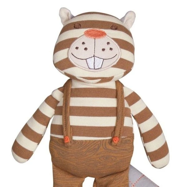 Peluche Bio Organic Farm Buddies™ Castor Biber Coton Bio - PelucheBio 4 Peluche Bio Organic Farm Buddies™ Castor Biber Coton Bio - PelucheBio – Image 2