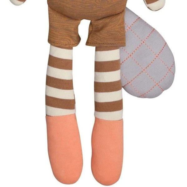 Peluche Bio Organic Farm Buddies™ Castor Biber Coton Bio - PelucheBio 5 Peluche Bio Organic Farm Buddies™ Castor Biber Coton Bio - PelucheBio – Image 3