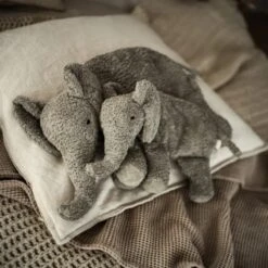 Peluche Bouillotte Sèche Eléphant Gris Coton Bio 35 Cm Senger® - Bouillotte Bio Naturel -Peluche Jouets Magasin peluche bouillotte seche elephant gris coton bio 35 cm senger bouillotte bio naturel 5