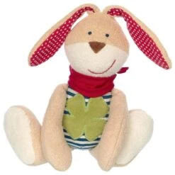 Peluche Coton Bio Sigikid® Lapin Marin Green 25 Cm - Peluches Bio