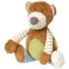 Peluche Coton Bio Sigikid® Ours Brun Patchwork Green 29 Cm - Doudou Peluche Bio -Peluche Jouets Magasin peluche coton bio sigikid ours brun patchwork green doudou peluche bio
