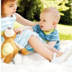 Peluche Coton Bio Sigikid® Ours Brun Patchwork Green 29 Cm - Doudou Peluche Bio -Peluche Jouets Magasin peluche coton bio sigikid ours brun patchwork green doudou peluche bio 3