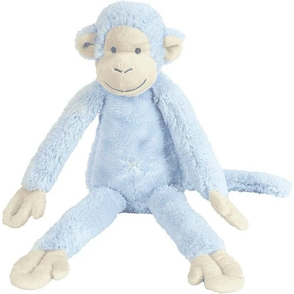 Peluche Doudou Singe Mickey Bleu 42 Cm Happy Horse - Doudou Singe 3 Peluche Doudou Singe Mickey Bleu 42 Cm Happy Horse - Doudou Singe