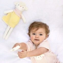 Peluche éponge De Coton Bio Maman Mouton Et Son Petit 35cm Albetta® - Peluche Bio -Peluche Jouets Magasin peluche eponge de coton bio maman mouton et son petit 35cm albetta peluche bio 2